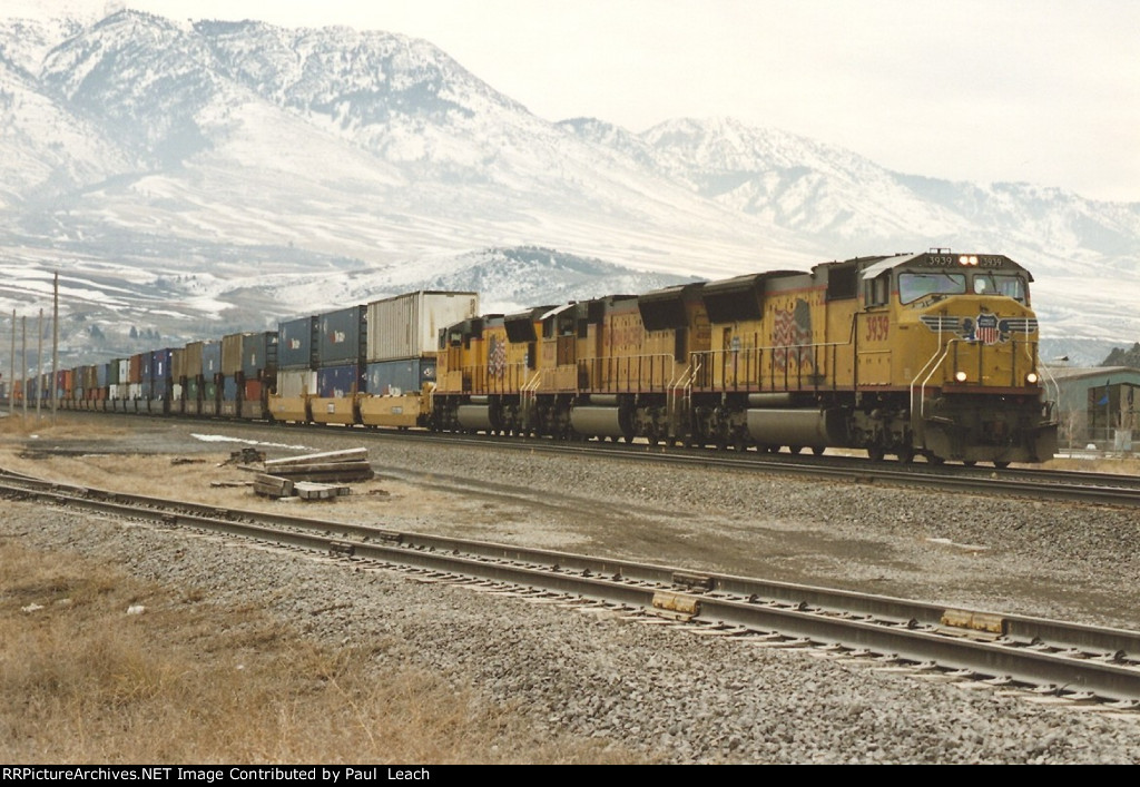 Stack train rolls west